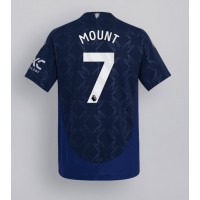 Camisa de Futebol Manchester United Mason Mount #7 Equipamento Secundário 2024-25 Manga Curta